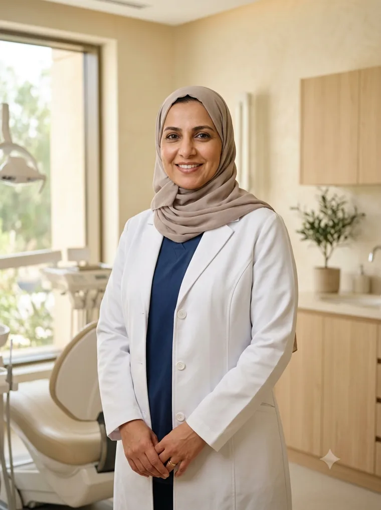 Dr. Sara Al-Anzi, portrait (illustrative)