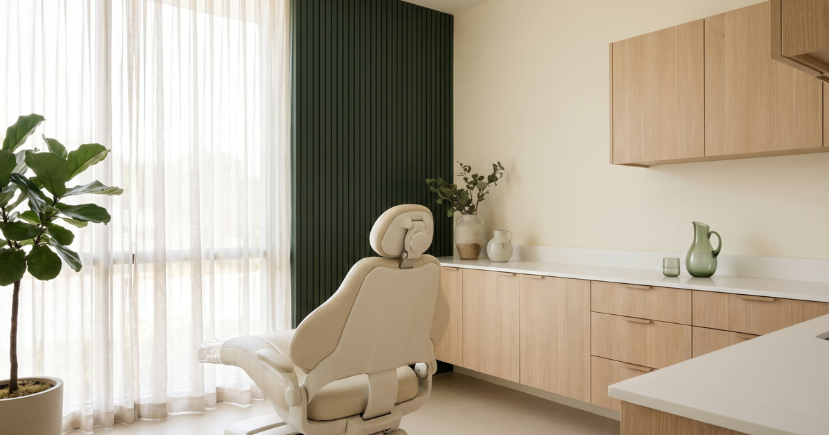 Dar Al-Ibtisam, a calm bilingual dental-clinic concept site